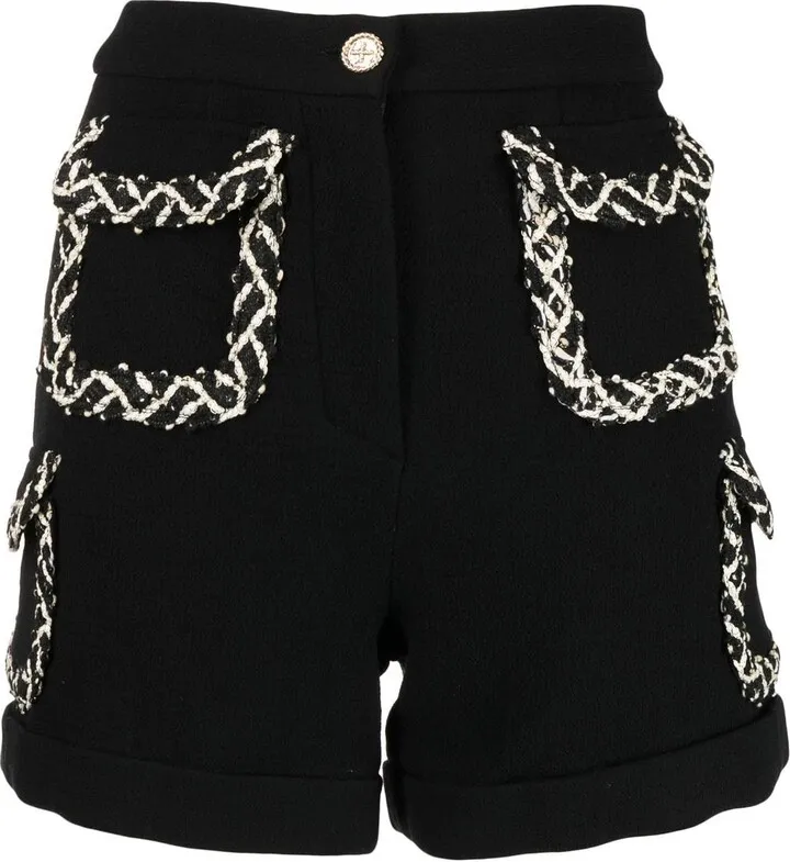 Tweed Pocketed Shorts