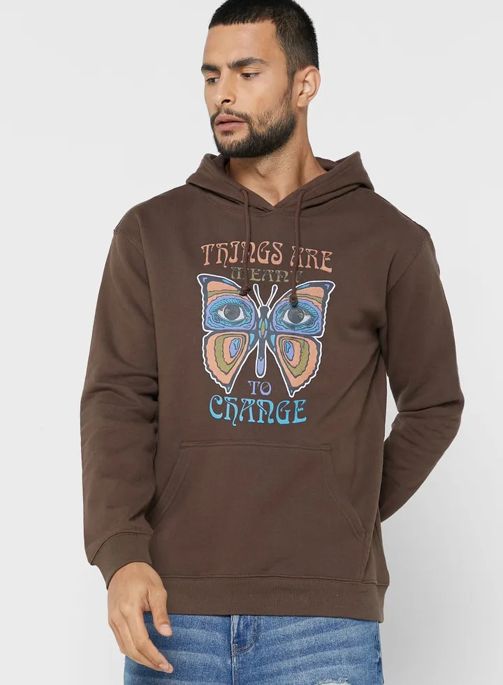 Graphic Fleece Pullover