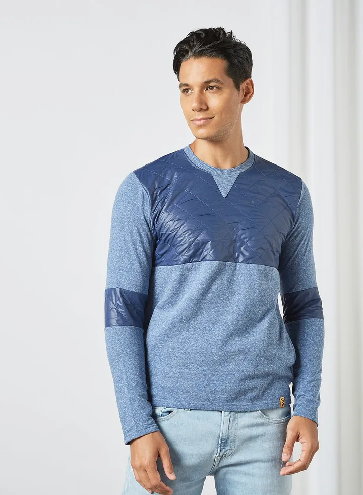 Men's Casual Pullover Blue