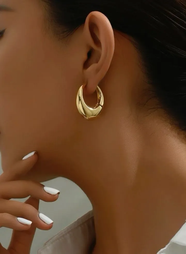 Elegant 18k Gold Plated Earrings For Women