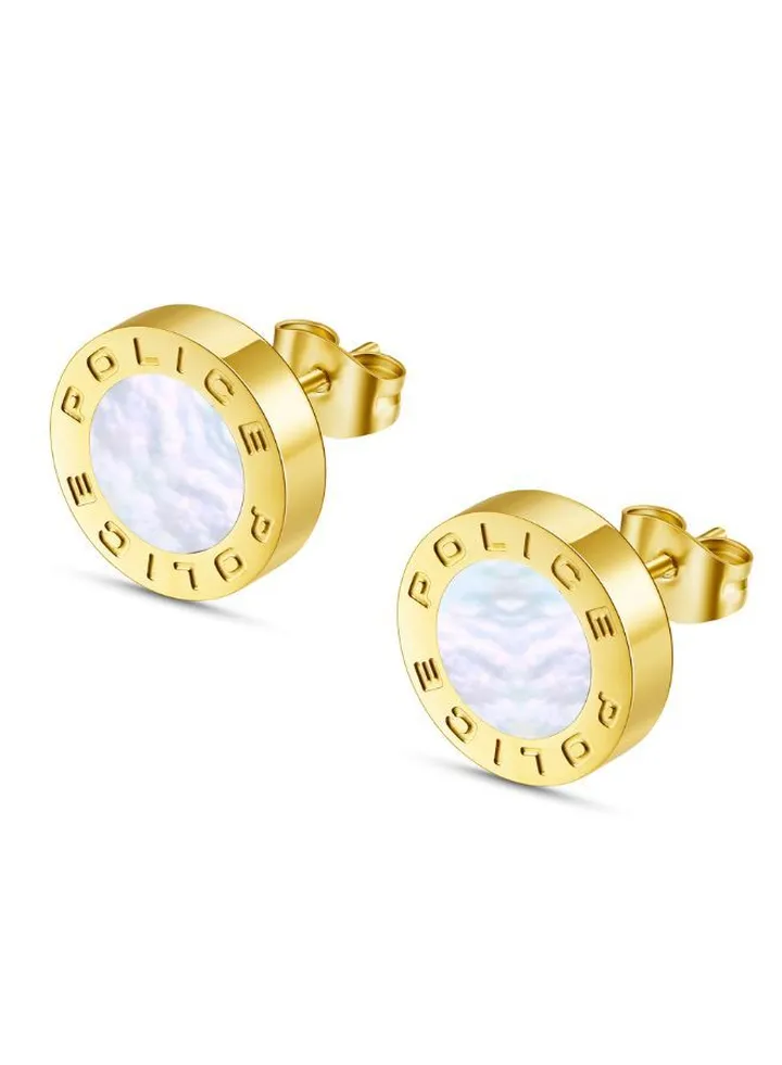 Reversible Earring For Women Yellow Gold Plated