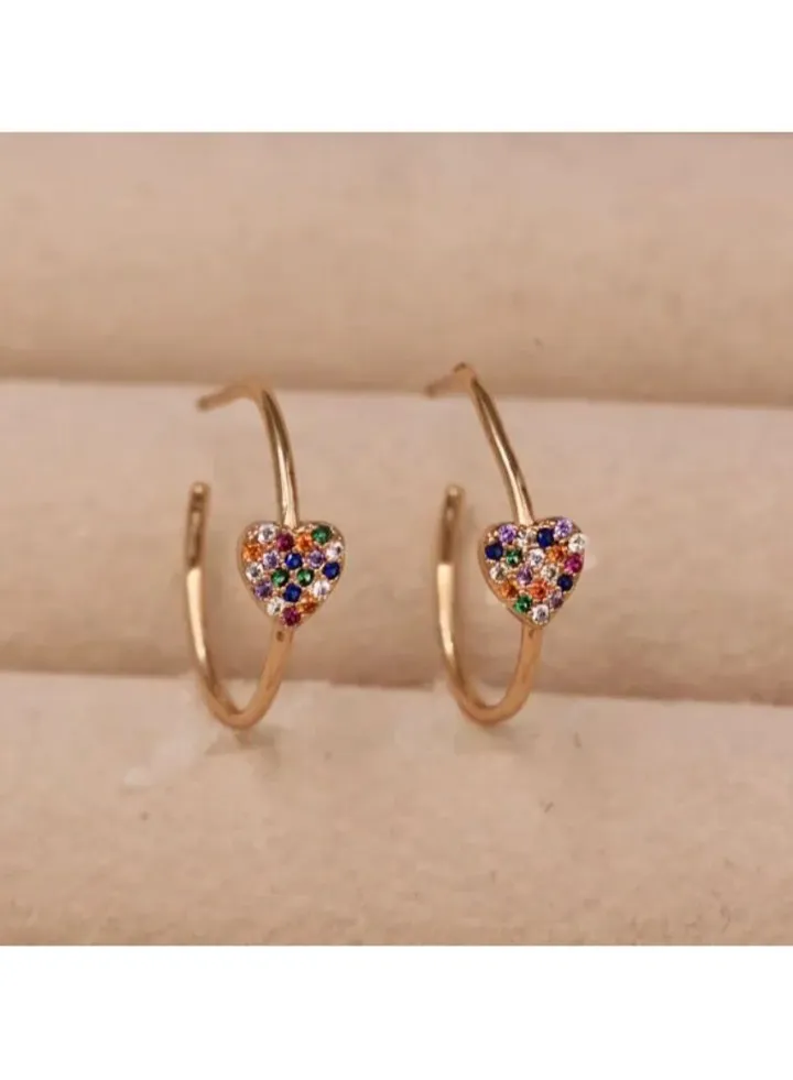 Elegant Gold Plated Earrings For Women
