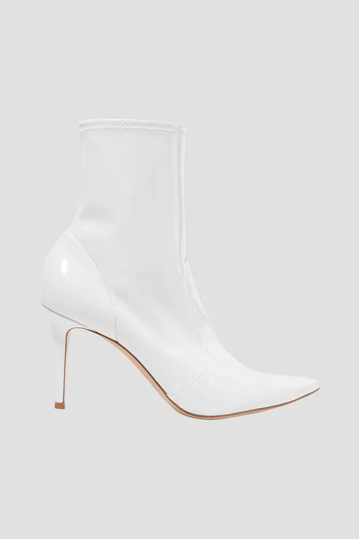 Imogen vinyl ankle boots