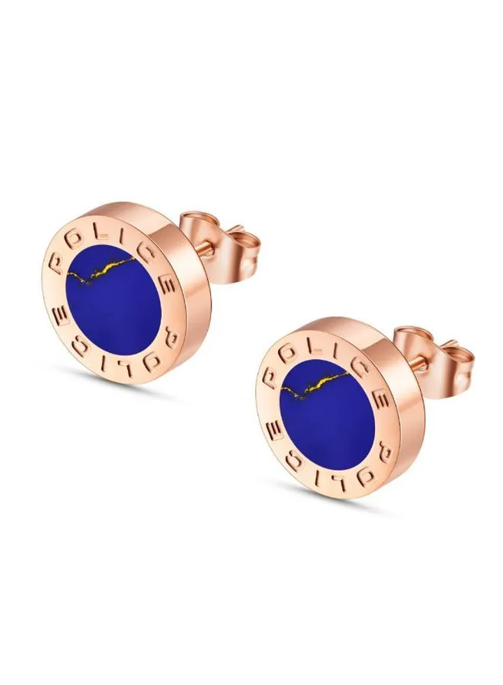 Reversible Earring For Women Rose Gold Plated