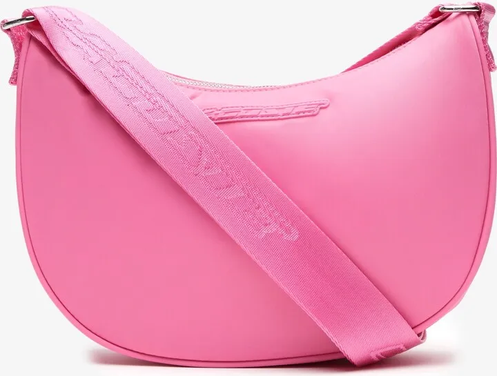 Women’s Contrast Branding Halfmoon Bag