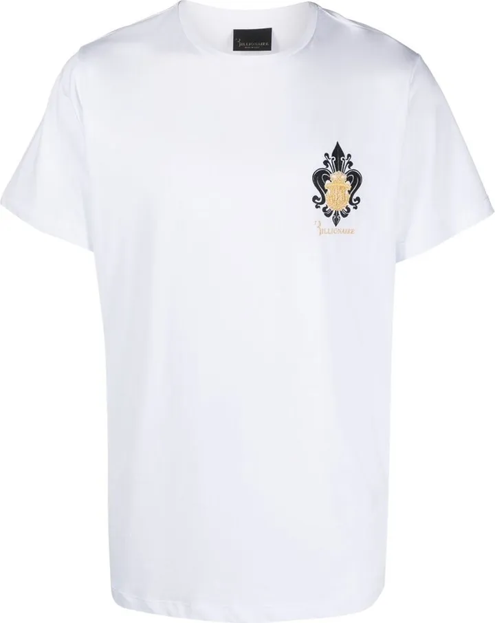 Crest-logo crew-neck T-shirt