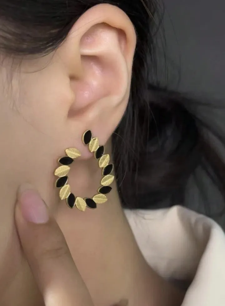 18k Gold Plated Stainless Steel Earring For Women