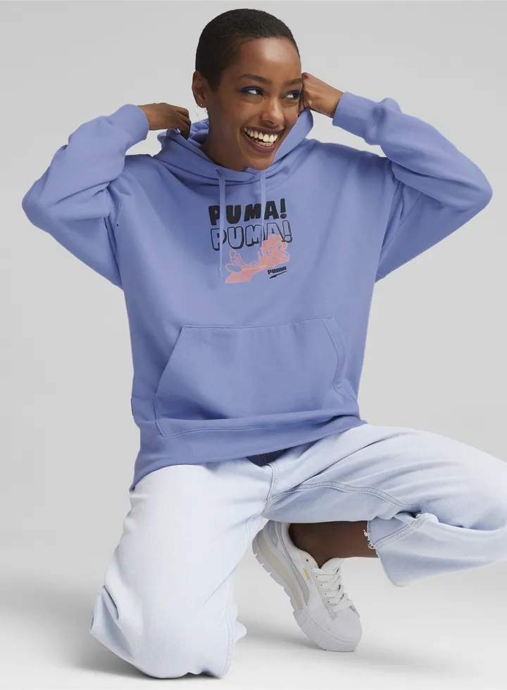 Downtown Womens Graphic Hoodie