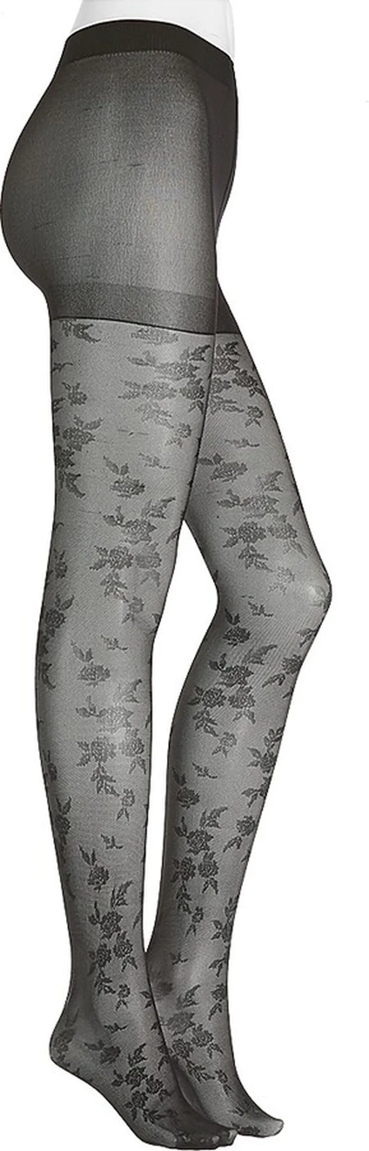 Steve Madden Floral Jacquard Tights