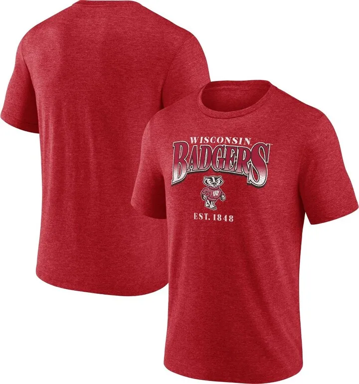 NCAA Wisconsin Badgers Men's Established Short Sleeve T-Shirt - XXL