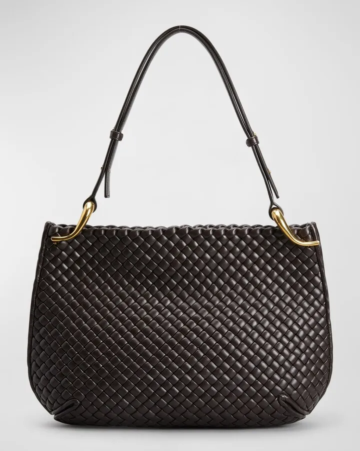 Pipe Medium Intreccio Shoulder Bag