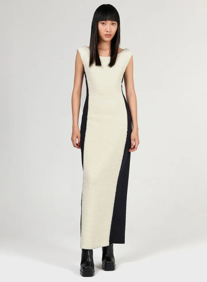 Monochrome Maxi Dress
