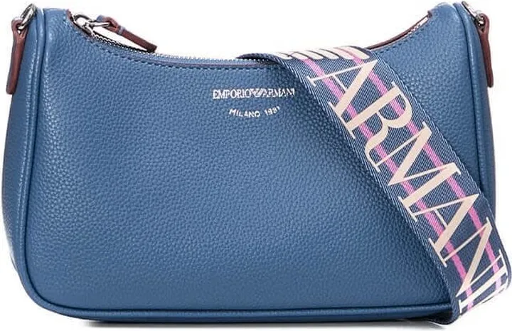 Emporio Arani Ea Milano Denim Crossbody Bag