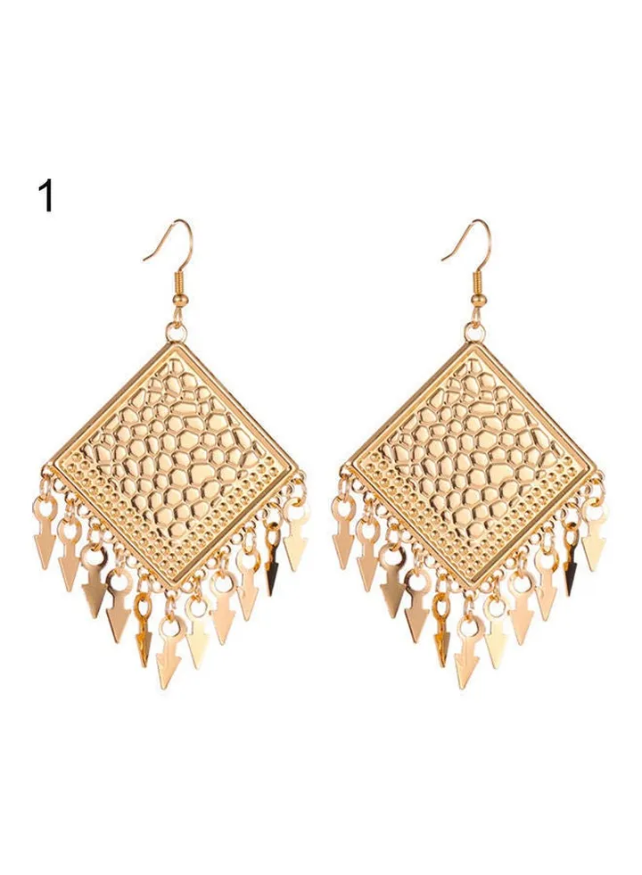 Alloy Tassel Earrings