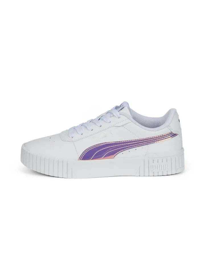 Carina 2.0 Holo Kids Girls Low Top Trainer Shoes Youth