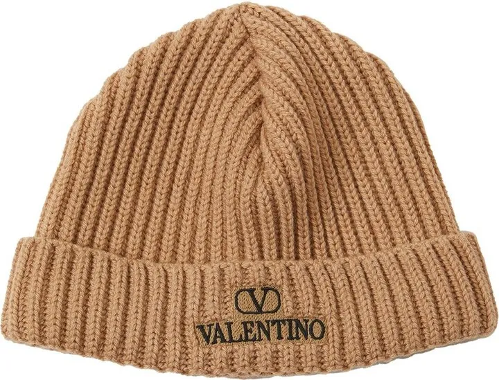 Embroidered logo beanie