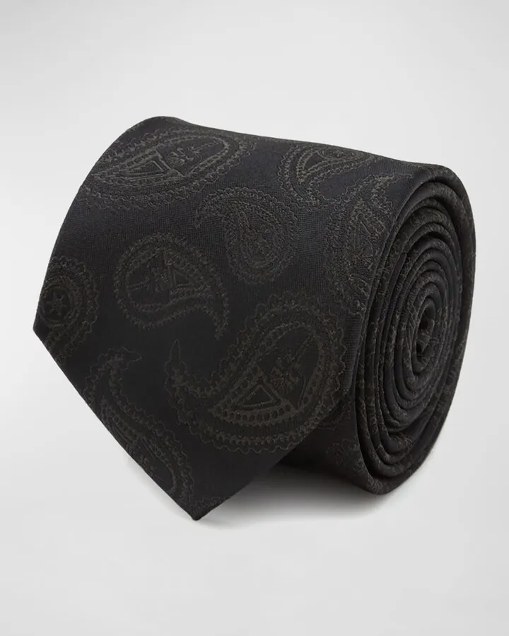 Men's Star Wars Darth Vader Paisley Silk Tie