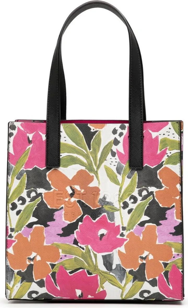 Floral-Print Tote Bag