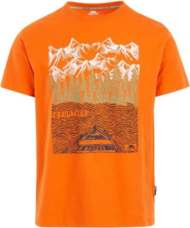 Trespass Mens Austin T-Shirt - Carrot