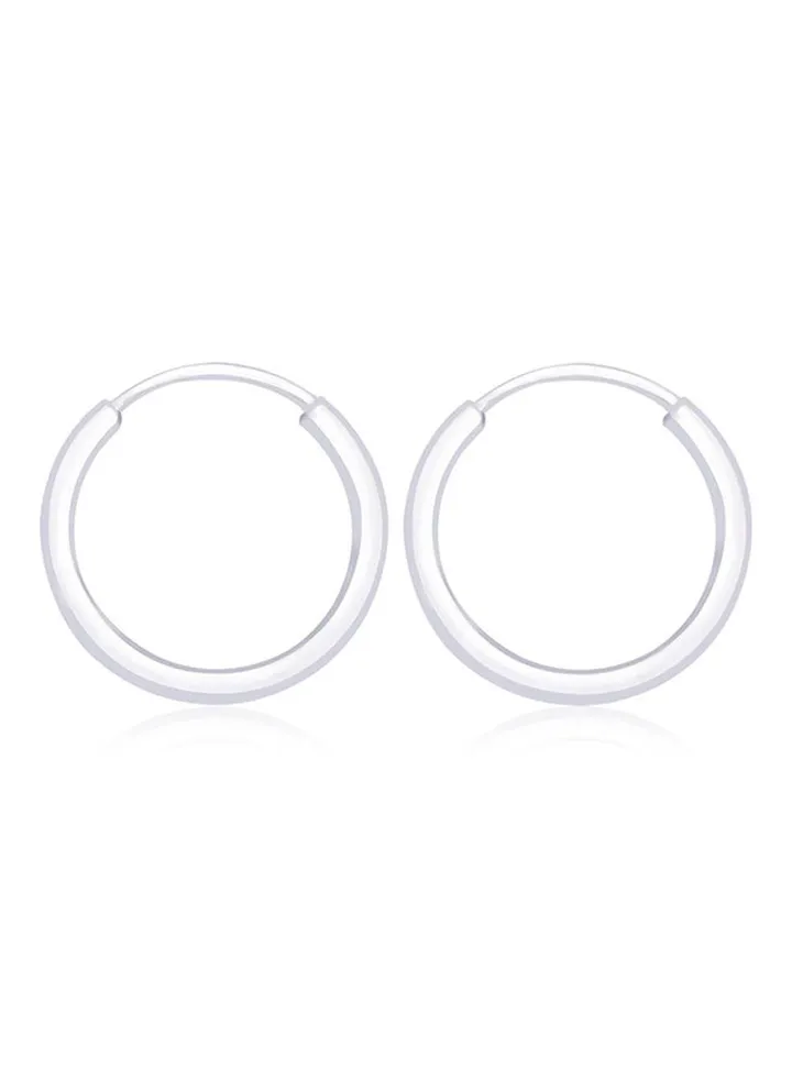 925 Sterling Silver Plain Earrings