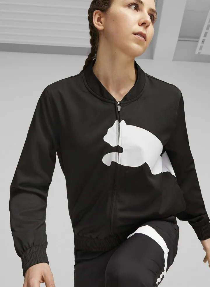 Train All Day Big Cat Woven Jacket