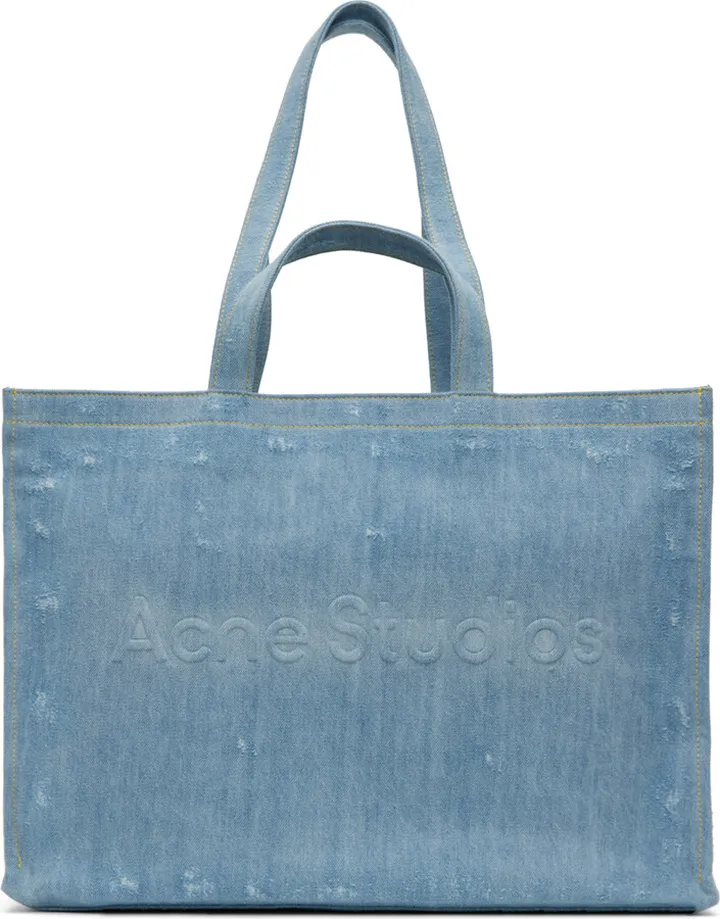 Acne Studios Blue Logo Tote