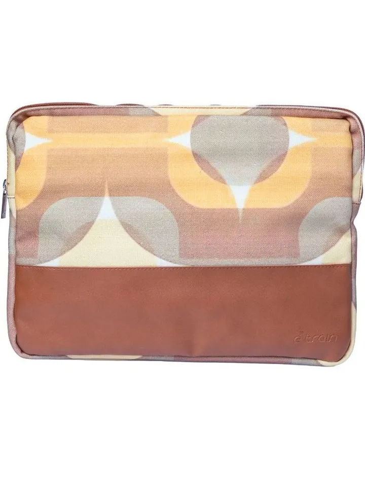 E-Train (BG190) Laptop Sleeve High Quality Cotton Material 14" - Brown