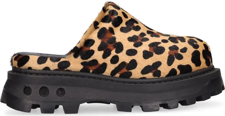 45mm Grip bubble haircalf clogs