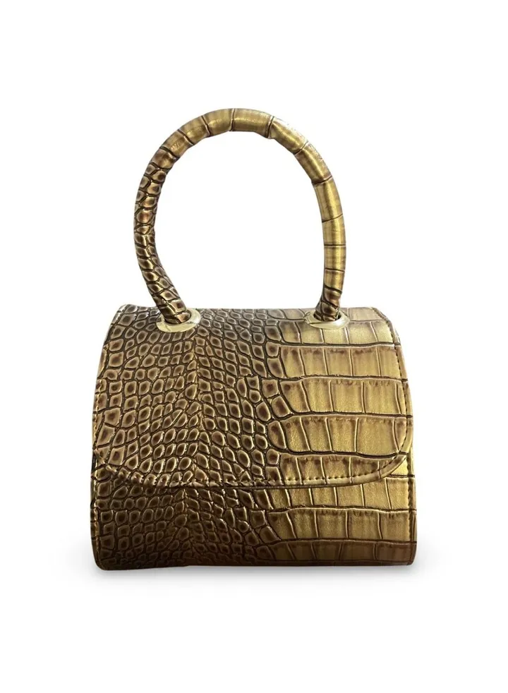 Women's Handbag Lazar Crocodile Leather