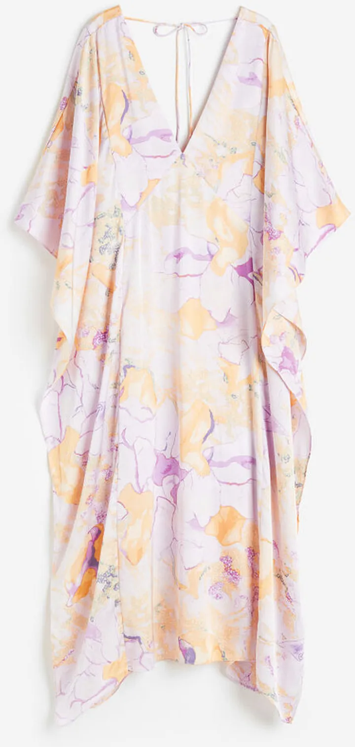 V-neck Kaftan Dress
