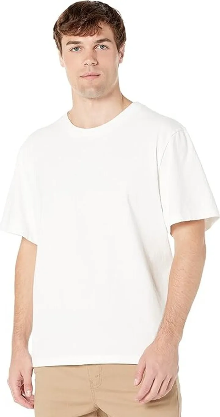 Madewell Made in La Boxy Tee - Garment Dye (Lighthouse) Men's Clothing