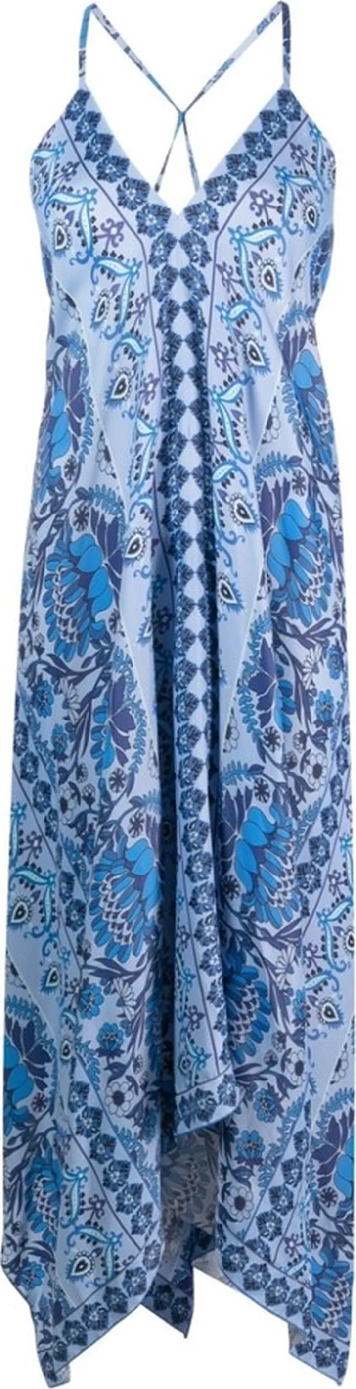 Floral-Print Midi Dress