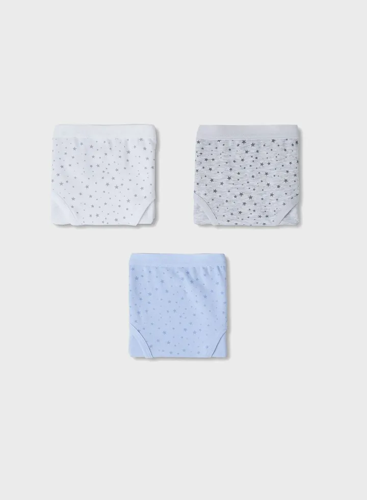Kids 3 Pack Assorted Briefs