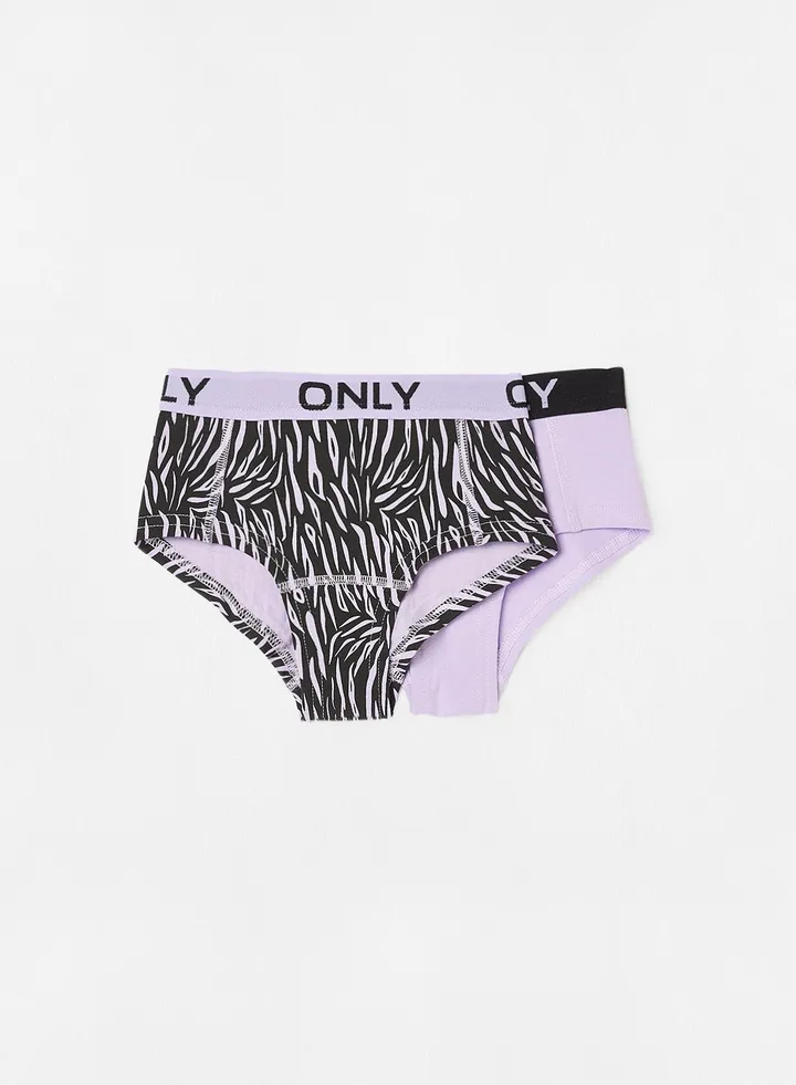 Kids/Teen Hipster Briefs (Pack of 2) Purple