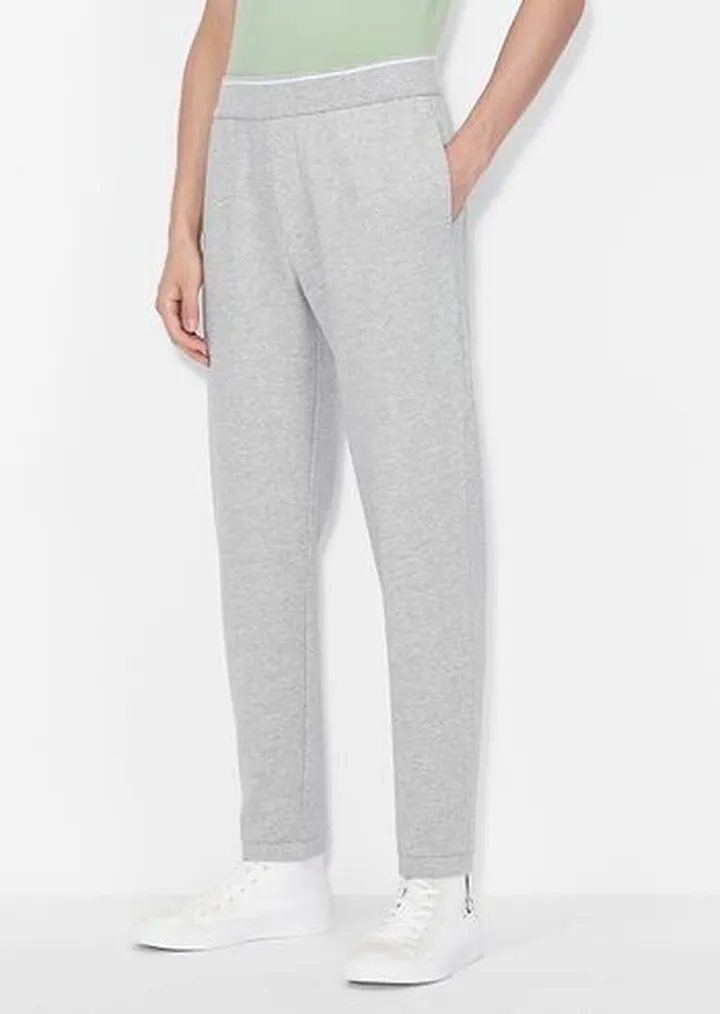 Stretch cotton french terry sweatpants