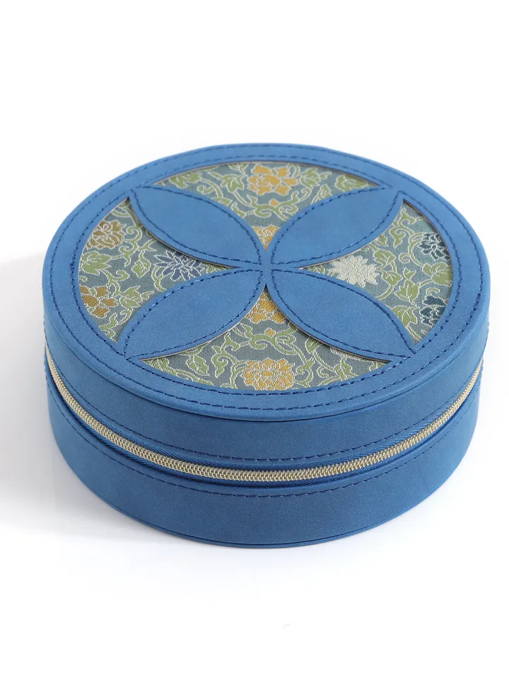 MideUnik Travel Round Jewelry Bag Portable