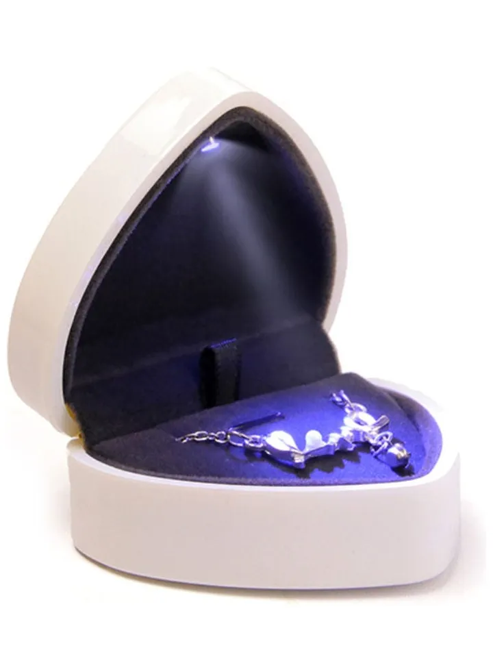 Heart Shape Engagement Ring Jewelry Box