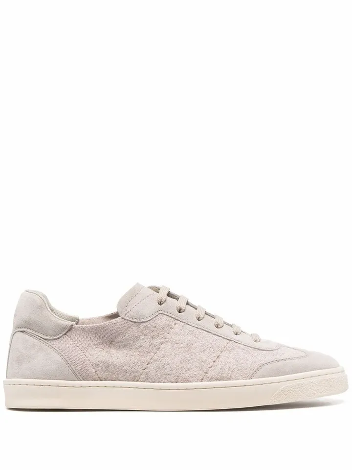 Low-Top Suede Trainers