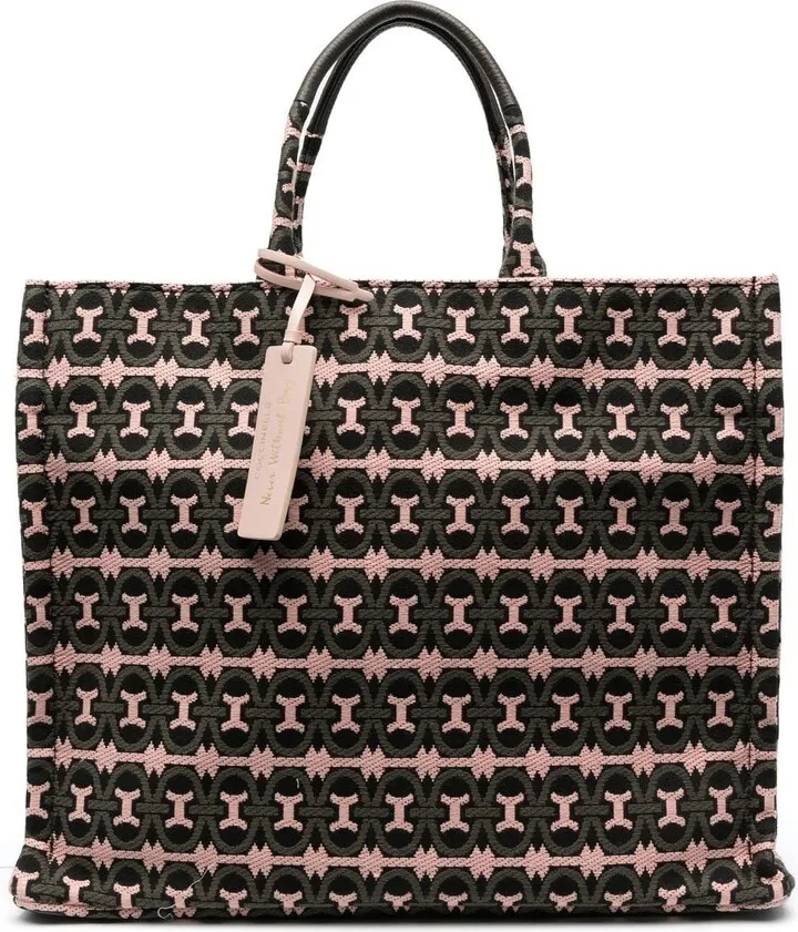 Monogram-Jacquard Tote Bag