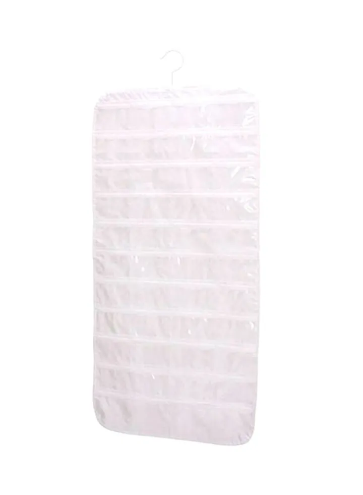 80 Pockets 2 Side Hanging Jewelry Accessories Organizer