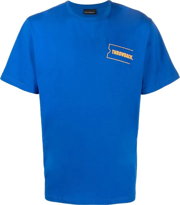slogan-print T-shirt