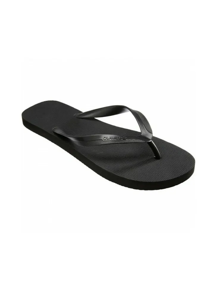 Slim Flip Flop Slippers Black/Lemon/White