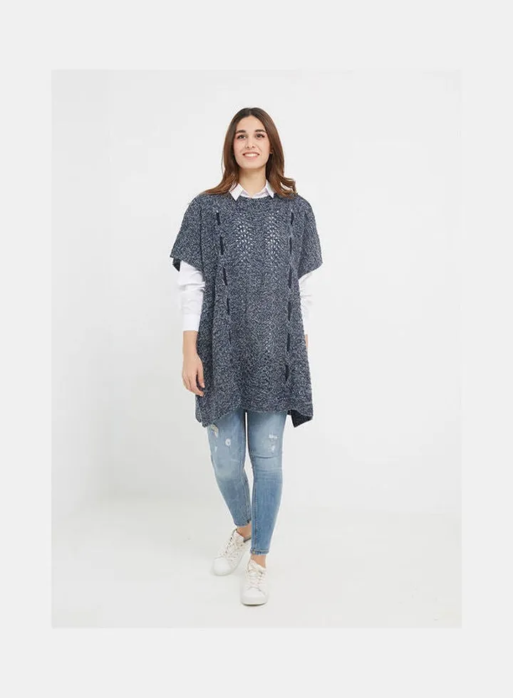 Fashionable Shawl Blue