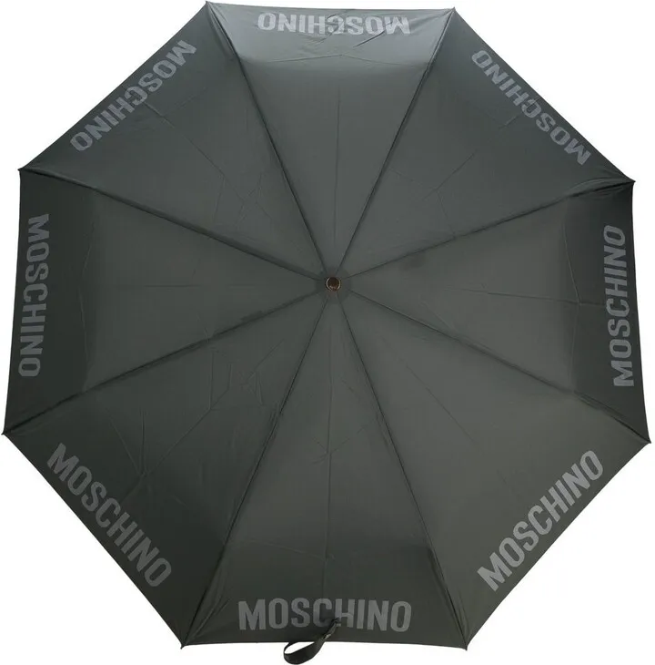 Logo-Print Compact Umbrella
