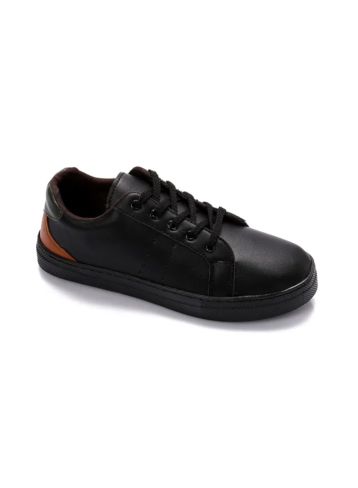 RH2022-Lace Up Round Toe Sneakers