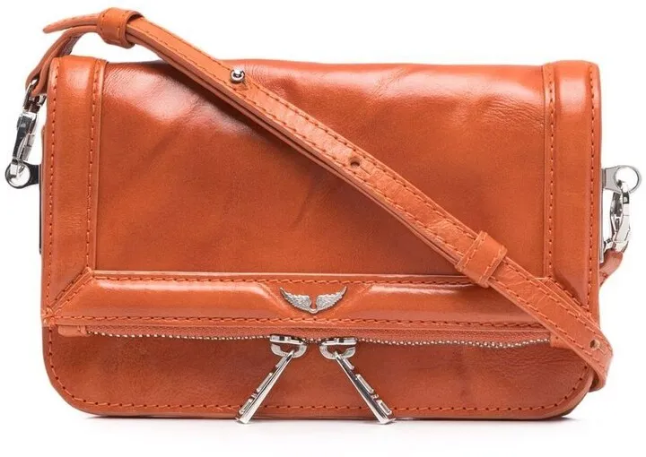 Rock Nano Novel crocodile-effect bag