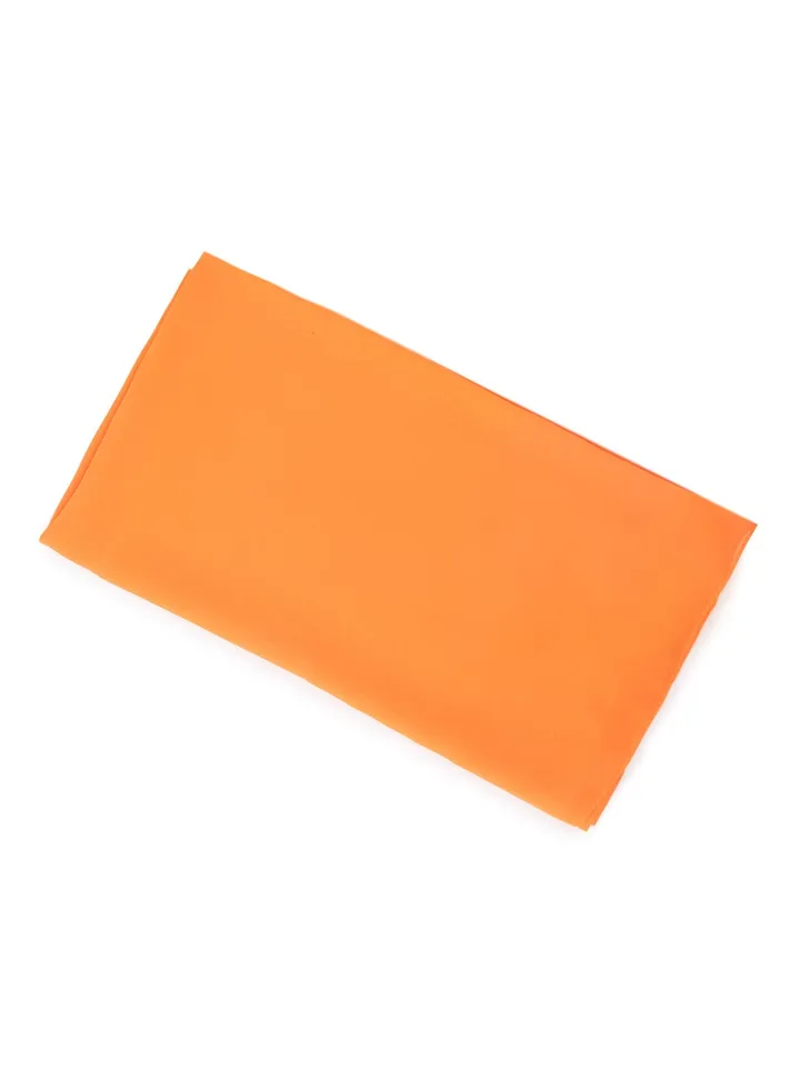 Solid Chiffon Scarf Bright Orange