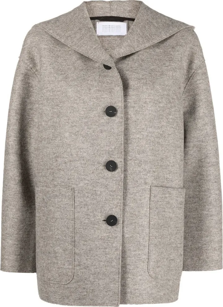 Hooded Wool Coat