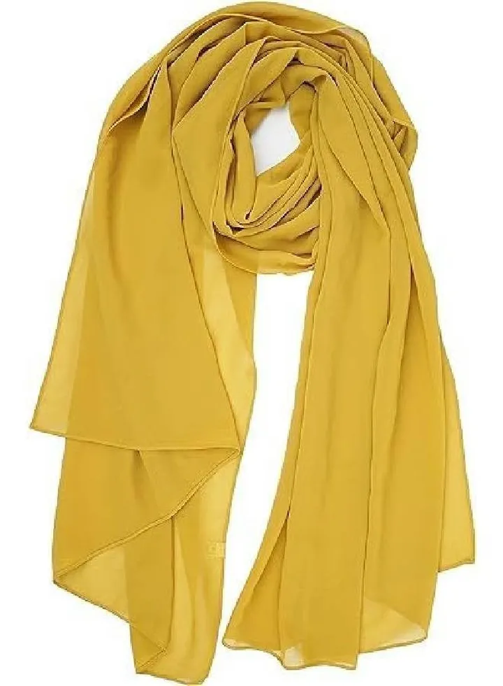 chiffon scarf Plain and soft, 160*50
