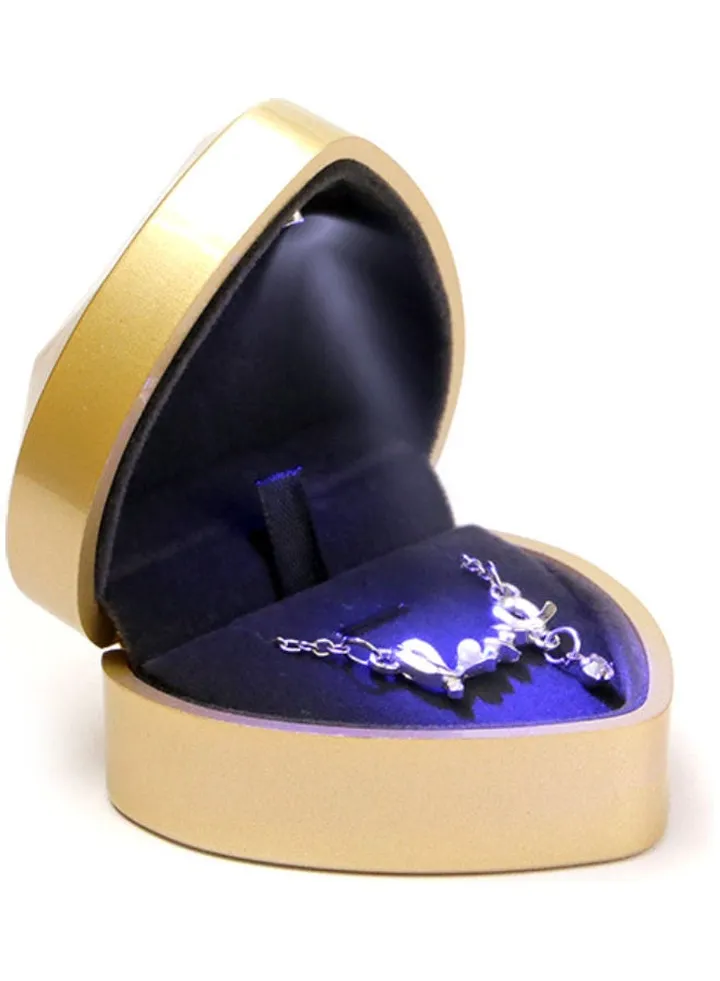 Heart Shape Engagement Ring Jewelry Box
